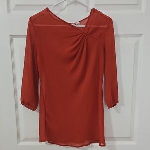 Elegant Red Women's Top